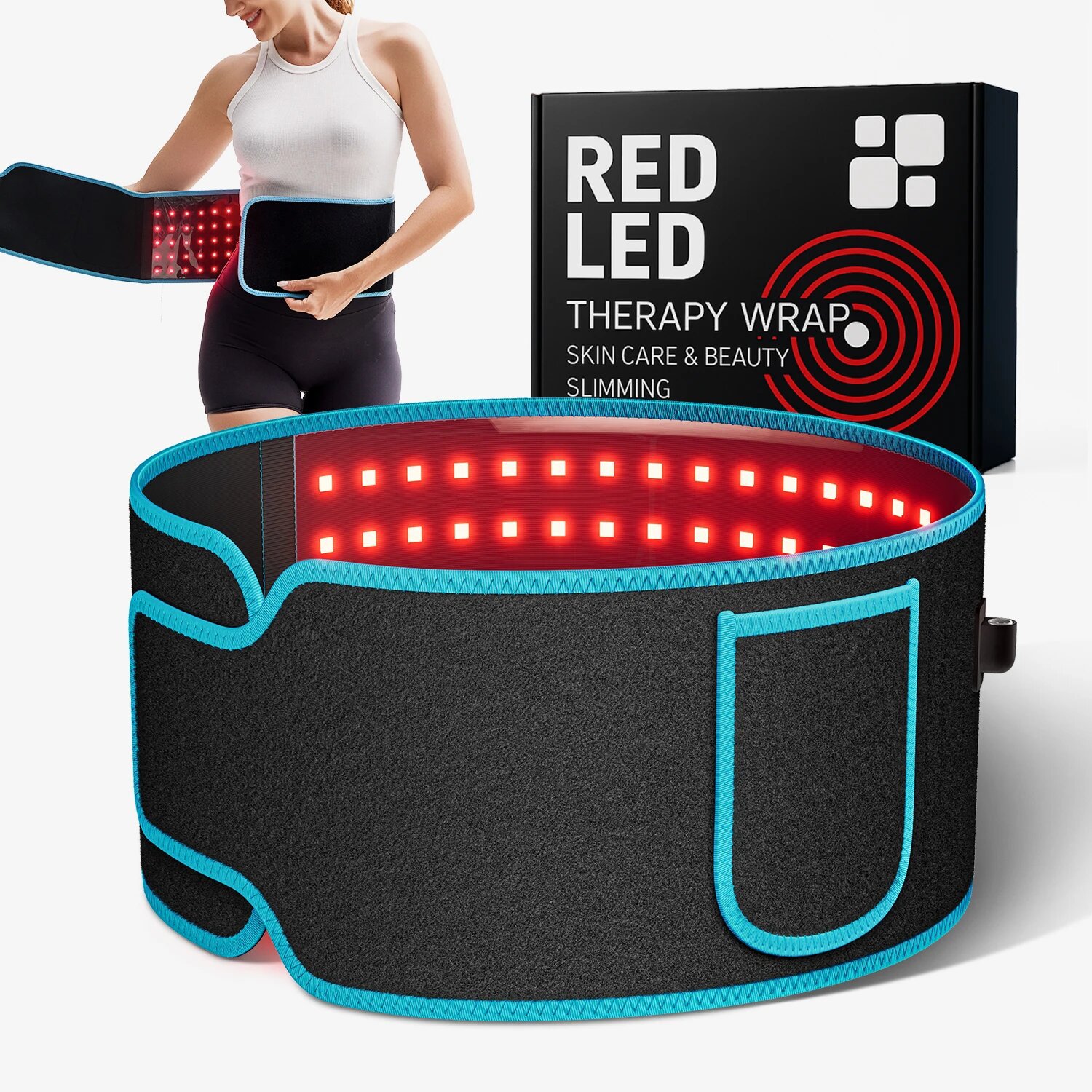 Red Light Therapy Belt - Cinturón de Terapia de Luz Roja