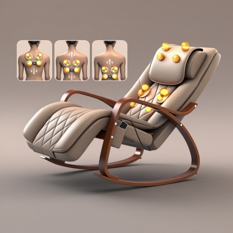 Massage Chair Zero Gravity - Mecedora de masaje ergonómica, silla reclinable