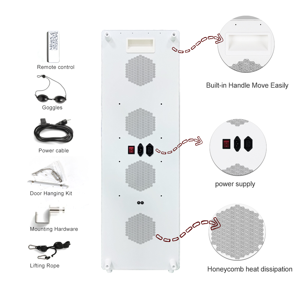 Panel de terapia con luz roja  - Red Light Therapy Panel 1500W reseña y precio
