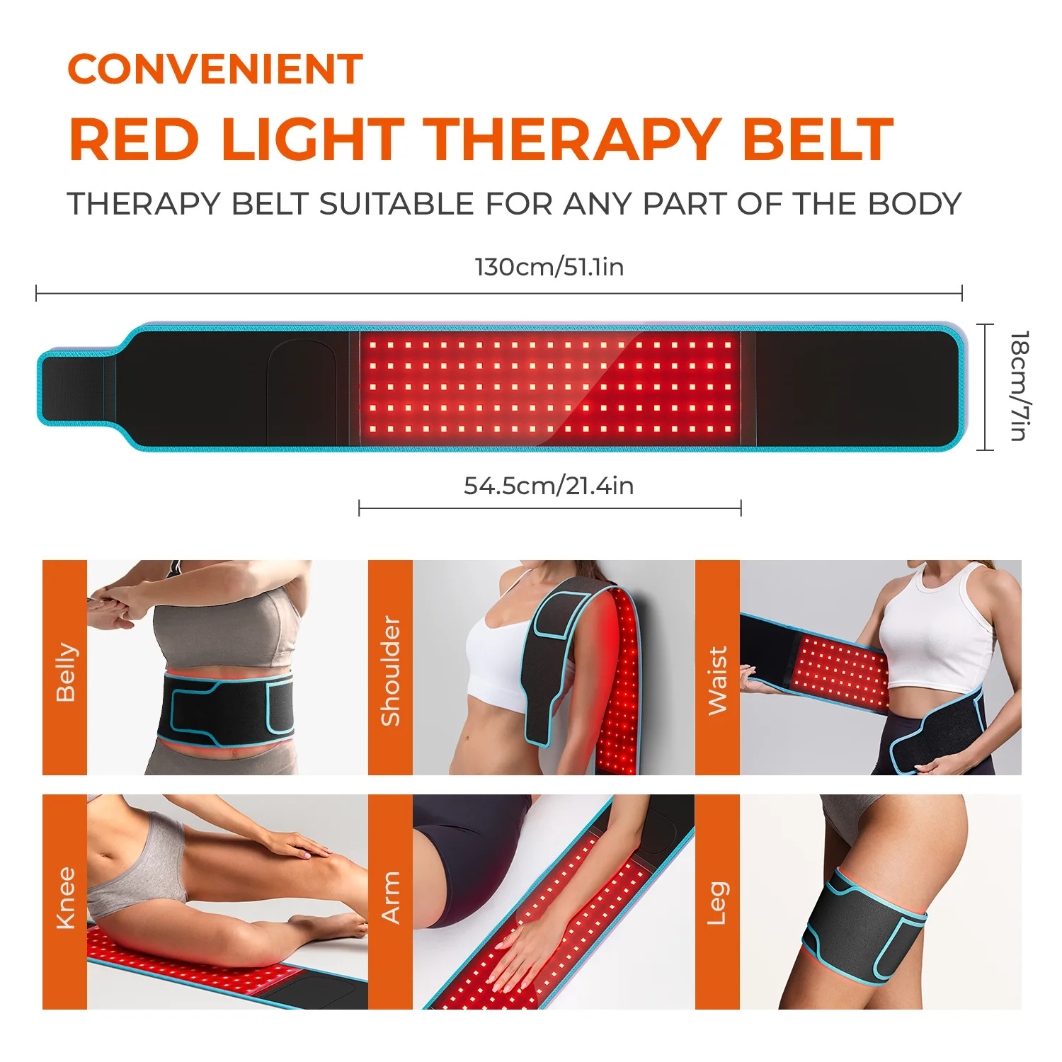 Cinturón de Terapia de Luz Roj - Red Light Therapy Belt reseña y precio