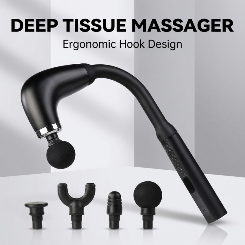 Pistola de Masaje Muscular Elé - Massage Gun Percussion Deep Tissue reseña y precio