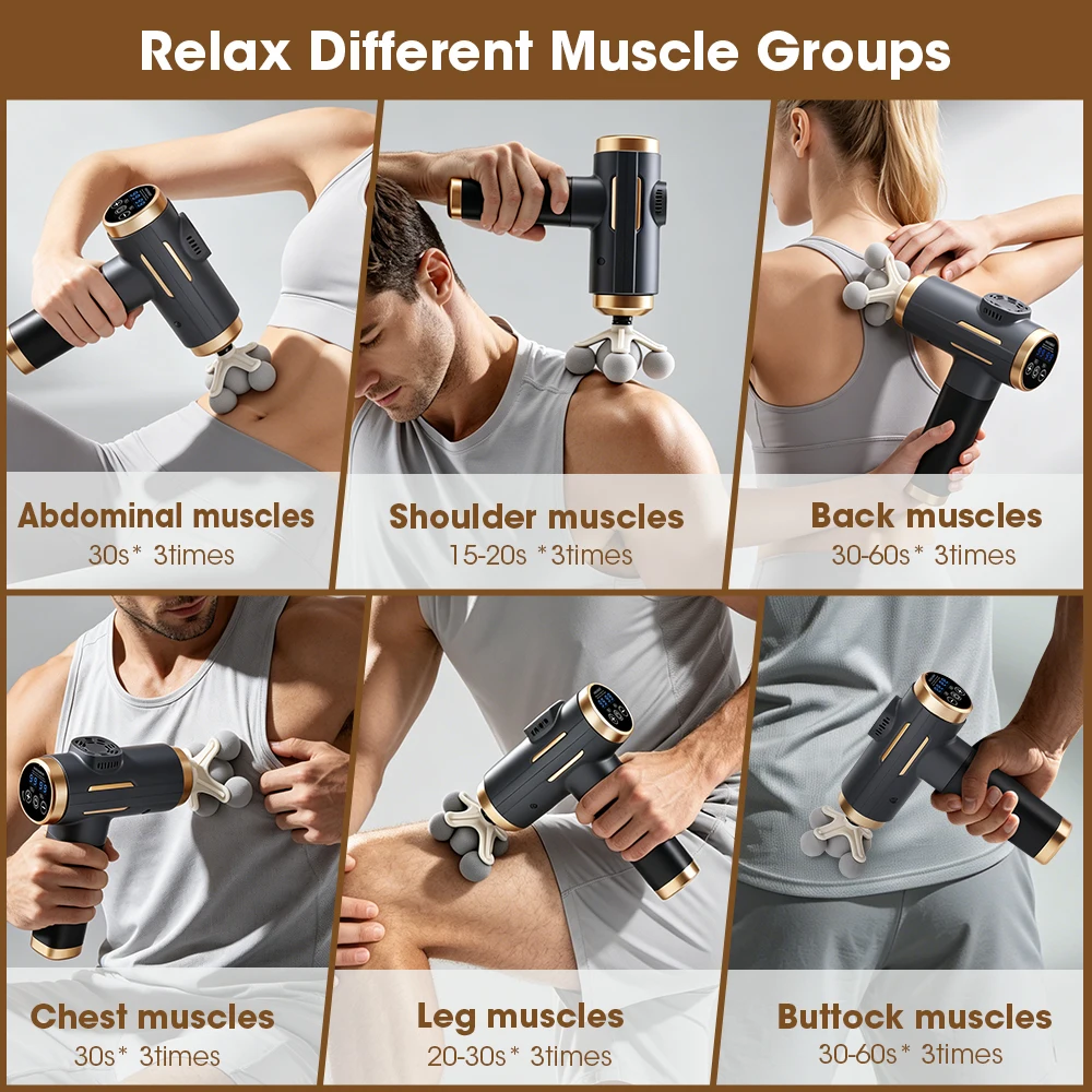 Pistola de Masaje Eléctrica de - Massage Gun Percussion Deep Tissue reseña y precio