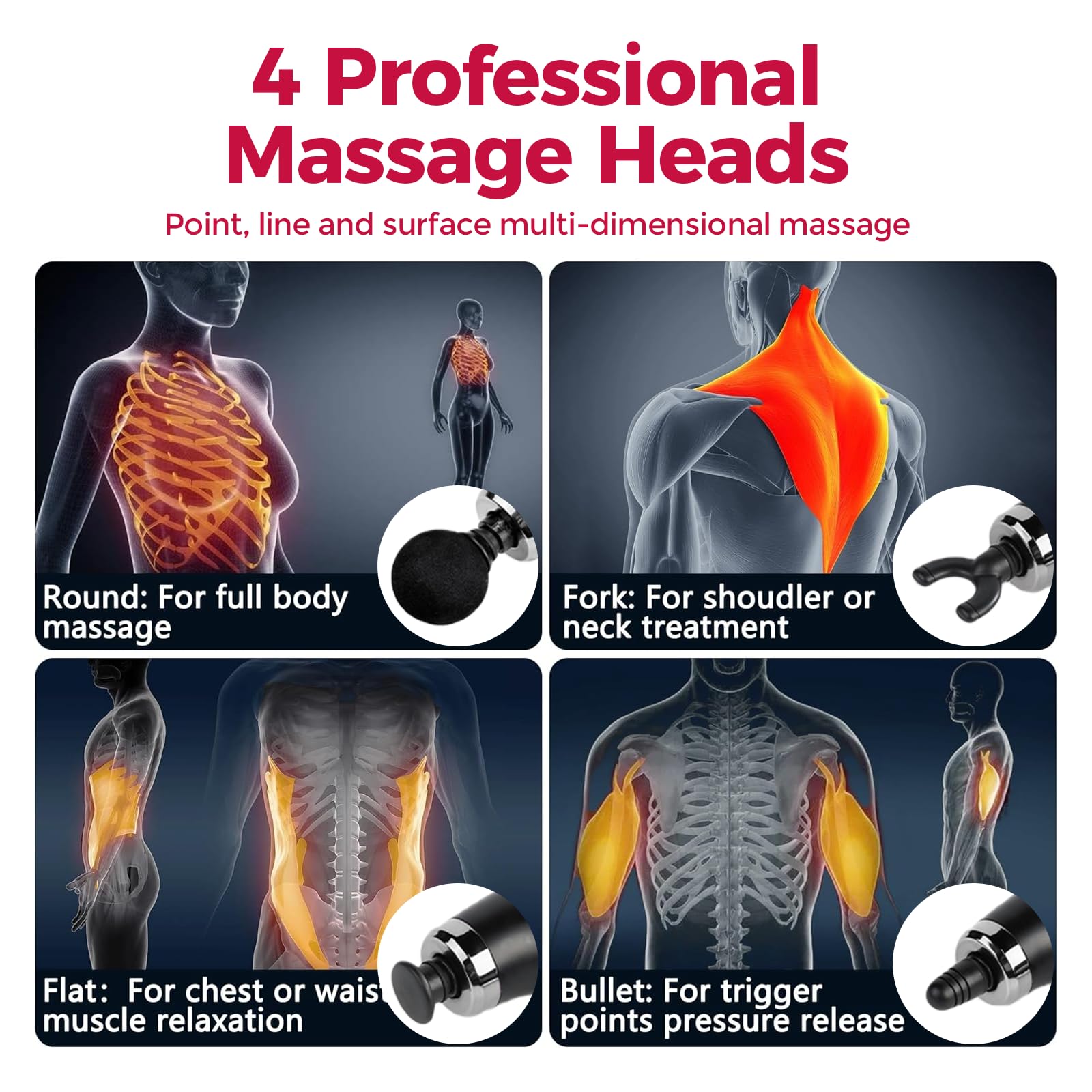Pistola de masaje de tejido pr - Massage Gun Percussion Deep Tissue reseña y precio