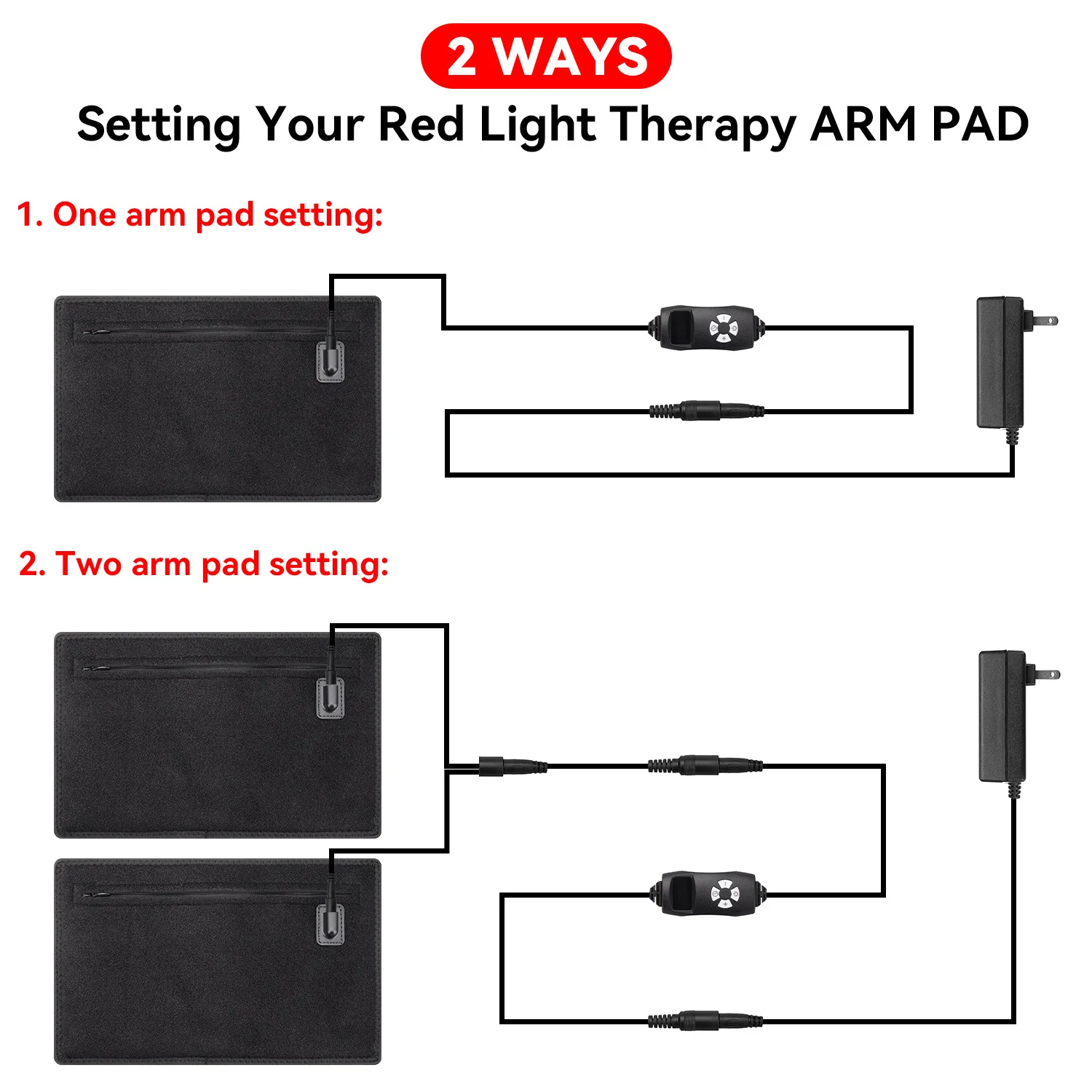 1/2 Uds. Cinturón de brazo de  - Red Light Therapy Belt reseña y precio
