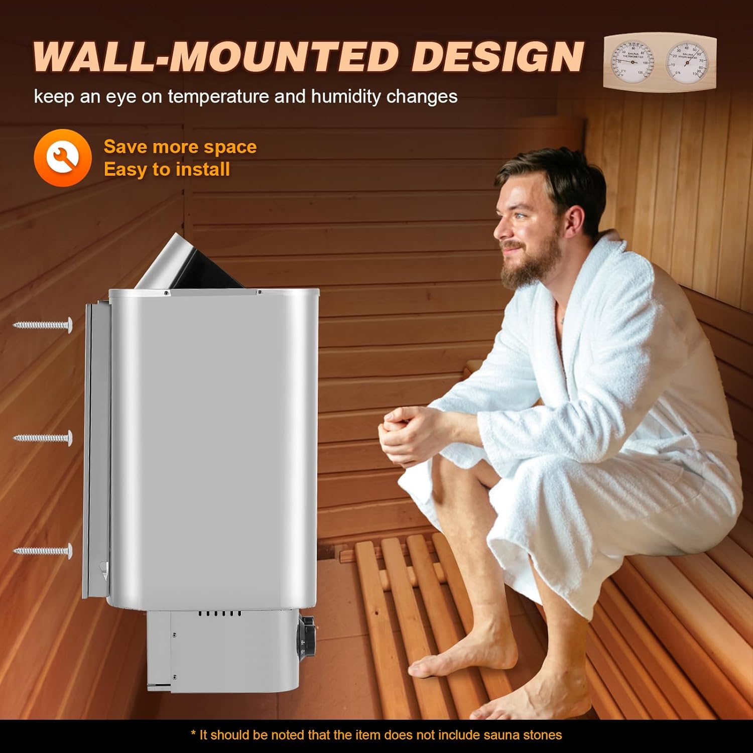 Calentador de Sauna Seco Eléct - Sauna Heater 6Kw Electric reseña y precio