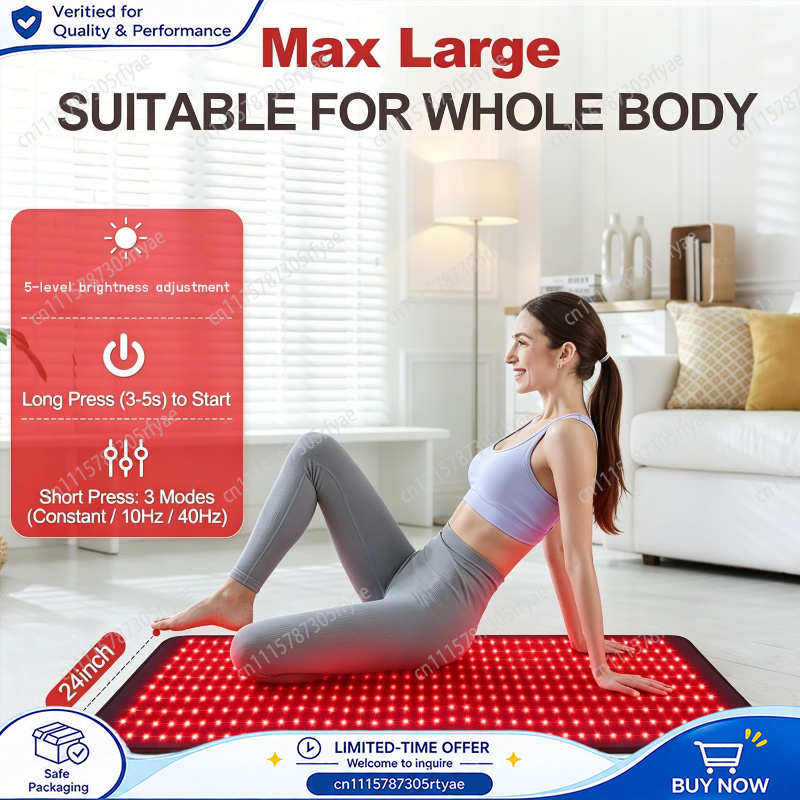 Alfombrilla de Terapia de Luz  - Red Light Therapy Mat Full Body reseña y precio