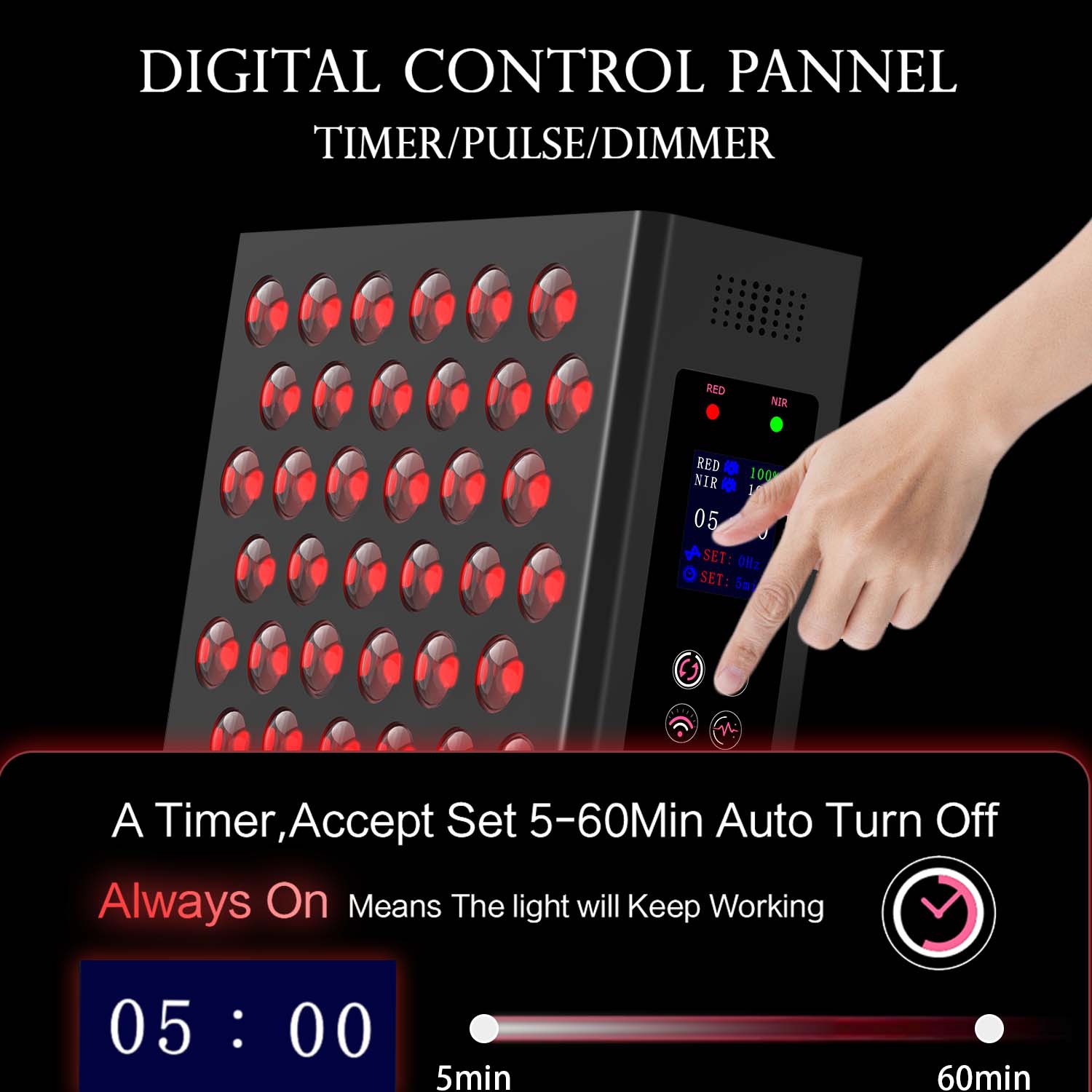 Lámpara de Panel de terapia de - Red Light Therapy Panel 1500W reseña y precio