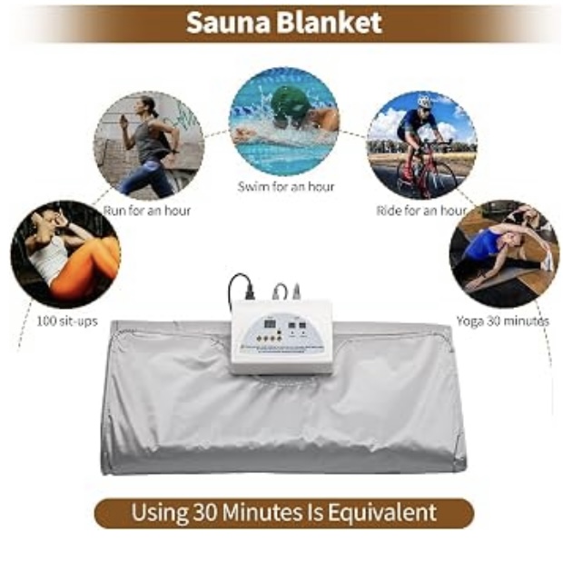 Manta de Sauna de Doble Contro - Infrared Sauna Blanket Portable reseña y precio