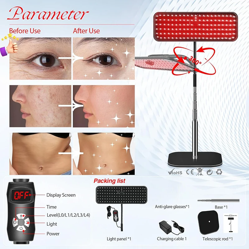 Panel de luz infrarroja cercan - Red Light Therapy Mat Full Body reseña y precio